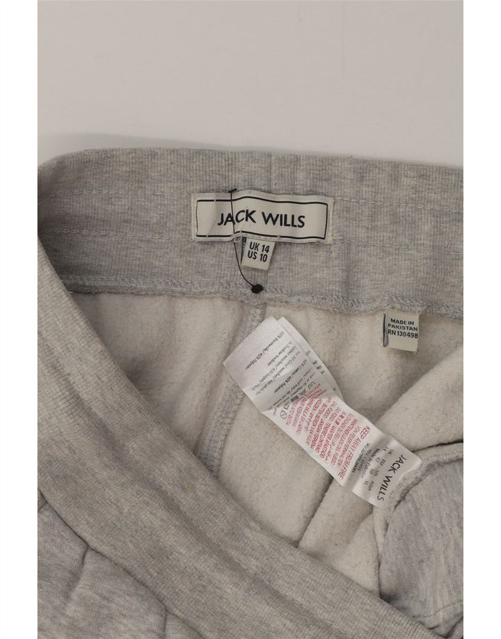 Женский спортивный костюм JACK WILLS Брюки-джоггеры UK 14 Средний серый хлопок