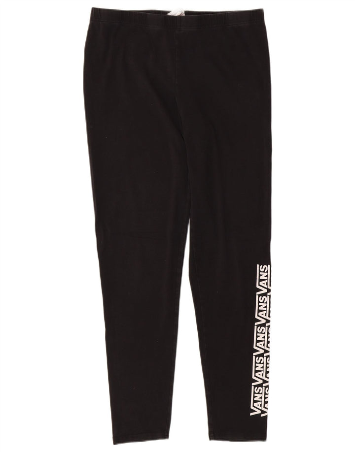 Женские леггинсы с рисунком VANS UK 18 XL, черный хлопок