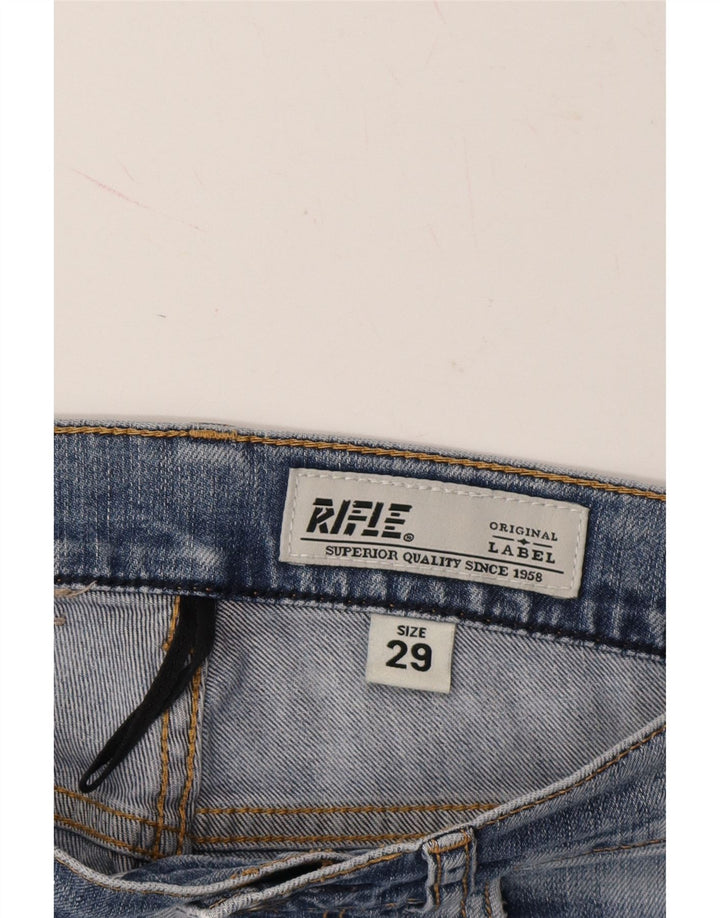 RIFLE Mens Straight Jeans W29 L29  Blue Cotton Vintage Rifle and Second-Hand Rifle from Messina Hembry 