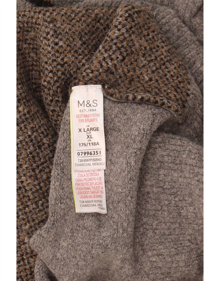 Женский джемпер с высоким воротником Marks & Spencer, Великобритания, 18 XL, серый