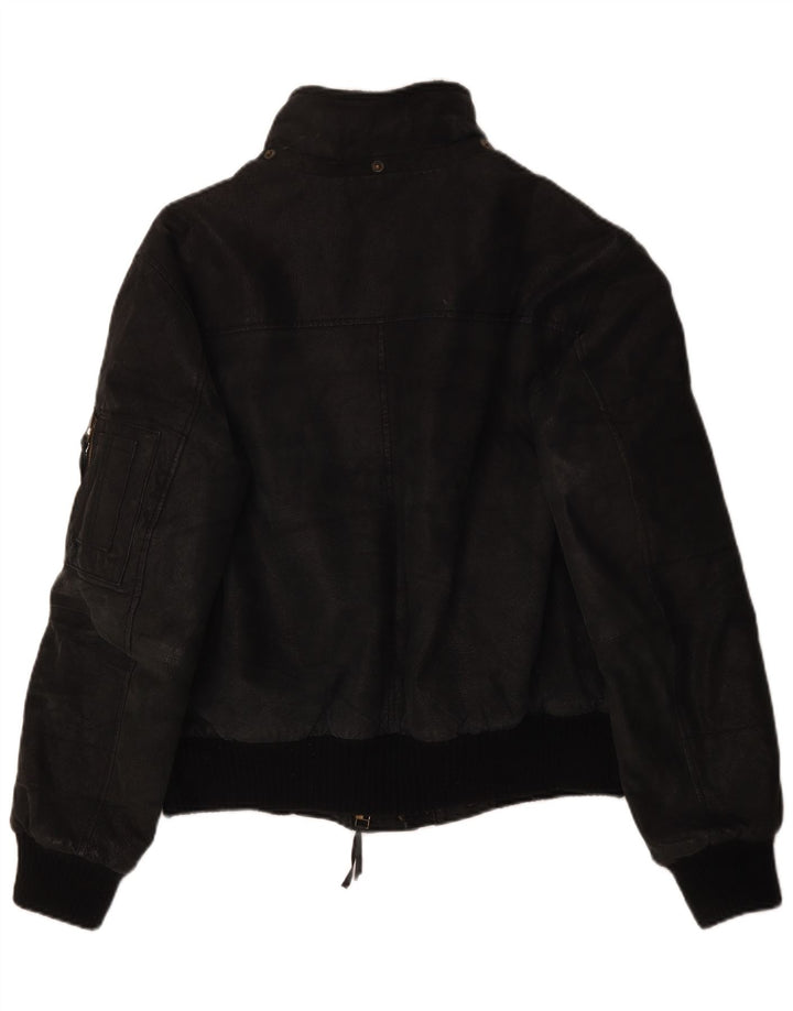 Мужская кожаная куртка Conbipel IT 52, большая черная кожа