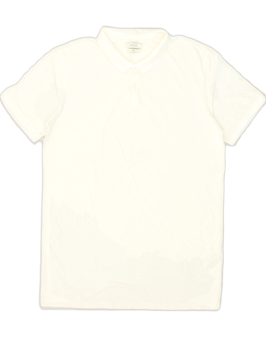 JACK & JONES Mens Polo Shirt 2XL White Cotton | Vintage Jack & Jones | Thrift | Second-Hand Jack & Jones | Used Clothing | Messina Hembry 