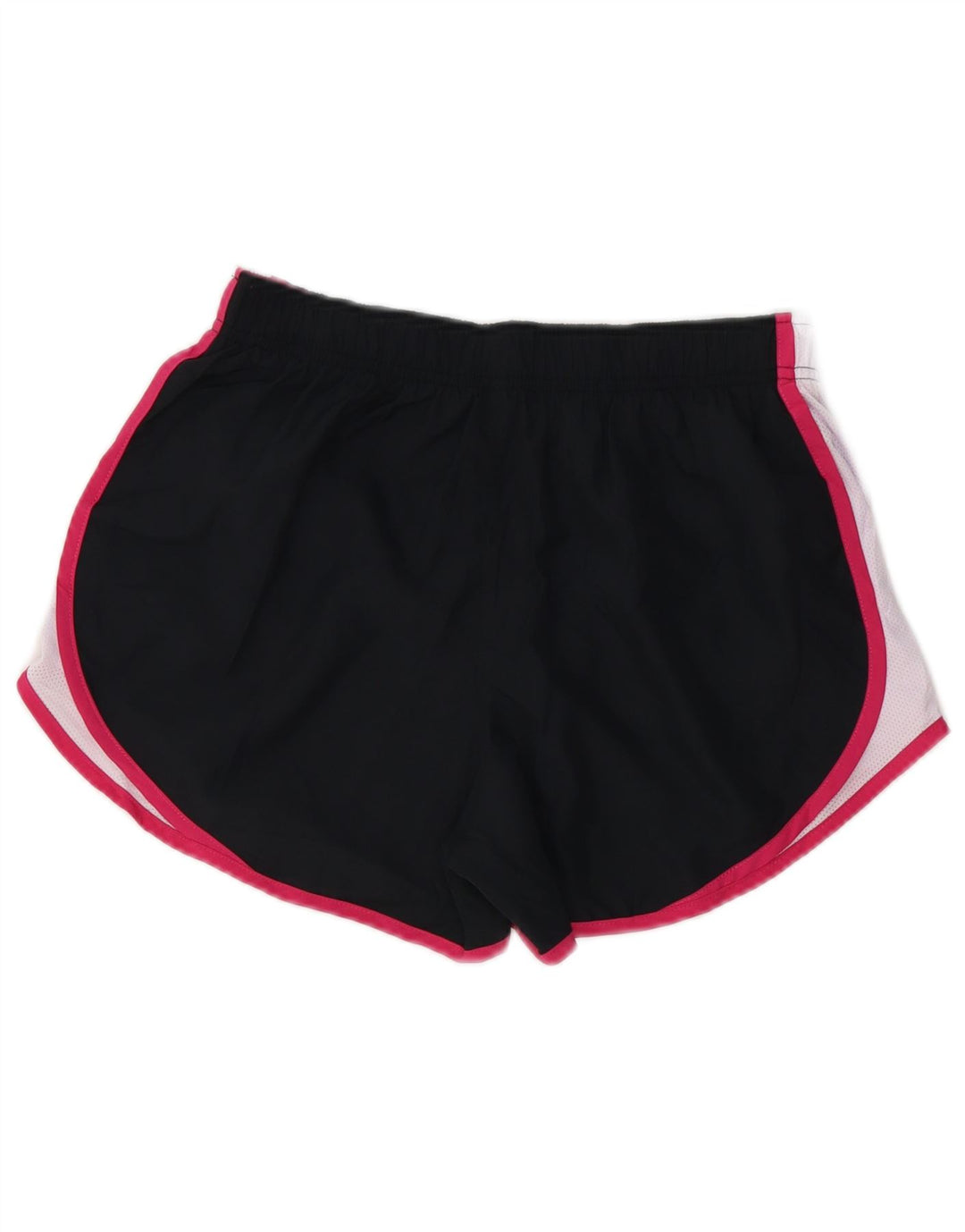 Женские спортивные шорты NIKE Dri Fit UK 8, маленькие черные, полиэстер с цветными блоками