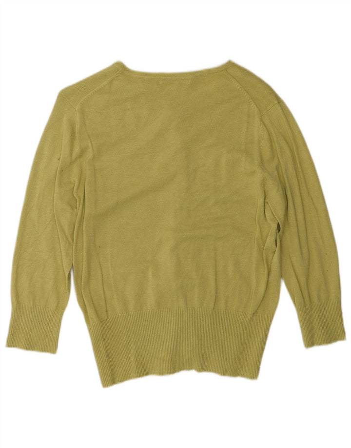 Женский кардиган с рукавом 3/4 Marks & Spencer UK 14, средний зеленый