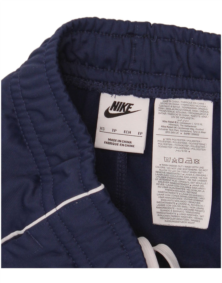 Мужские спортивные брюки Nike XS темно-синие из полиэстера