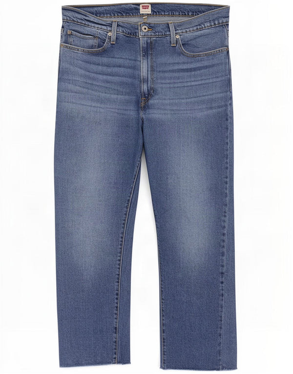 Женские прямые джинсы Levi's W34 L27, синие, хлопок
