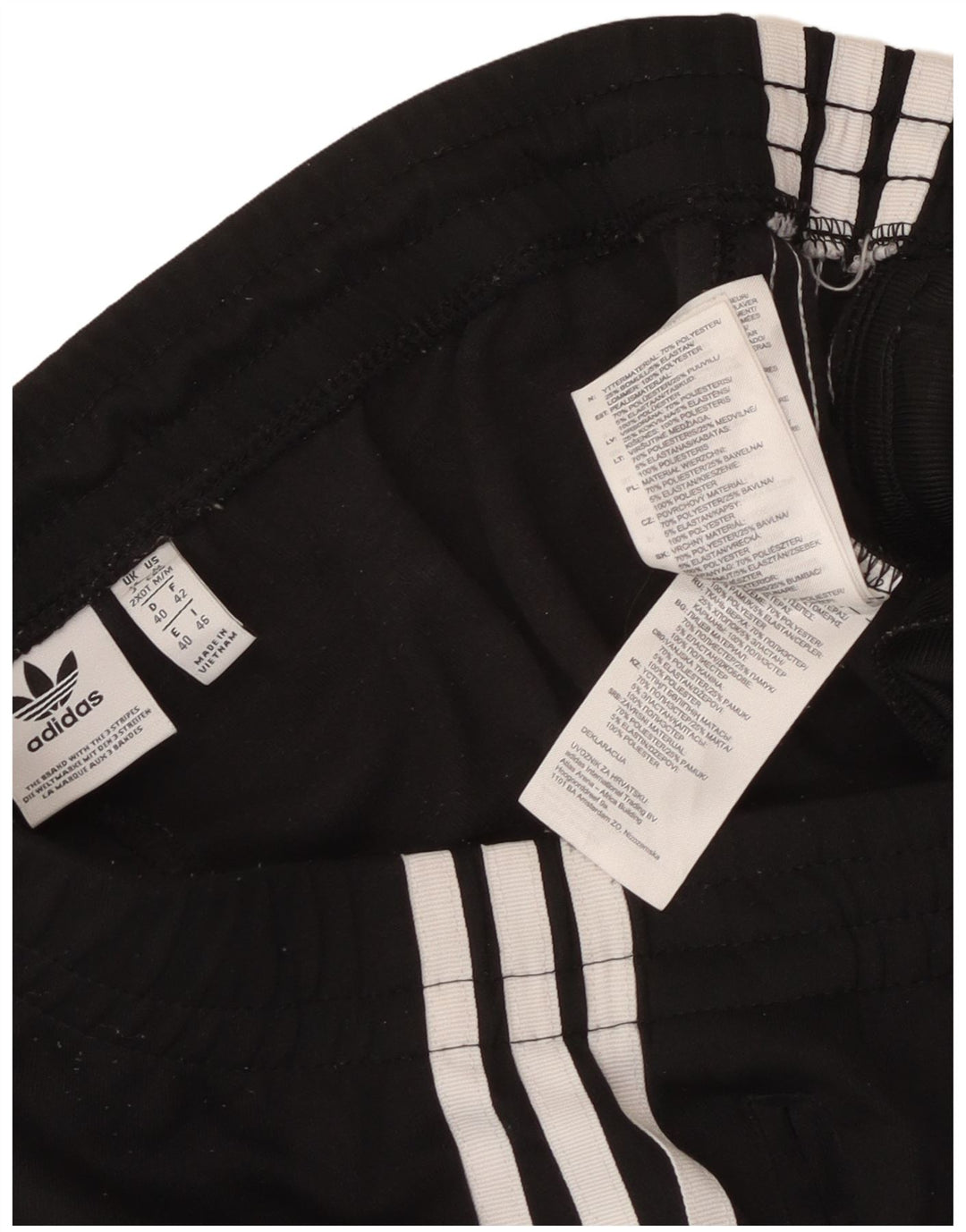 Женские спортивные брюки Adidas UK 14, средний черный, хлопок