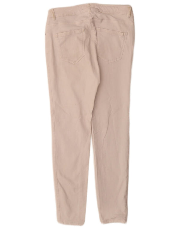 Женские узкие джинсы Zara EU 40 Medium W30 L28, белый хлопок