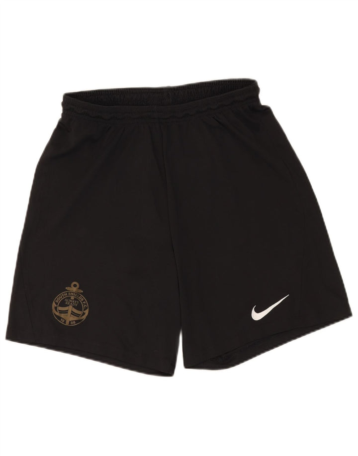Nike Mens South Shields F.C. Спортивные шорты, большие черные из полиэстера