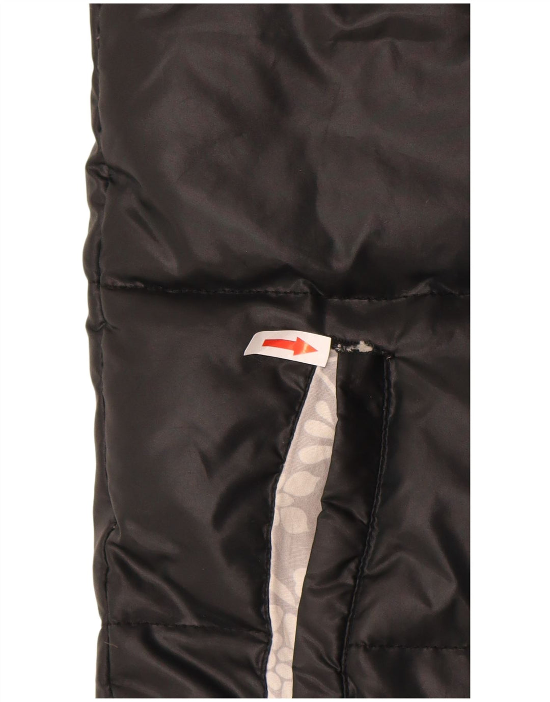 Женский оверсайз-ватый жилет Animal UK 10, маленький размер, черный полиэстер