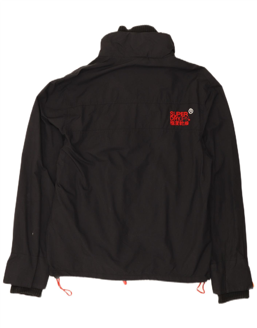 Женская ветровка с графическим рисунком Superdry UK 16, большая черная