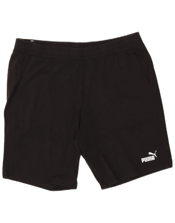 Puma Mens Sport Shorts 2XL Black Cotton
