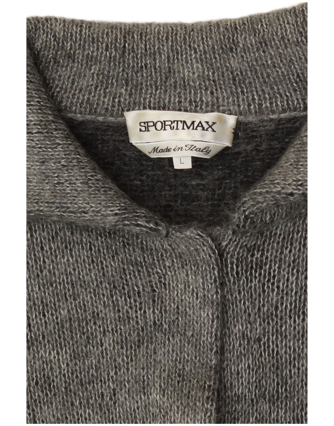 Женский кардиган Sportmax UK 16, большой серый