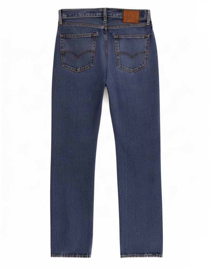 Женские прямые джинсы Levi's W29 L32 синие, хлопок