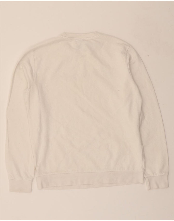 CHAMPION Boys Graphic Sweatshirt Jumper 15-16 Years 2XL White Vintage Champion and Second-Hand Champion from Messina Hembry 
