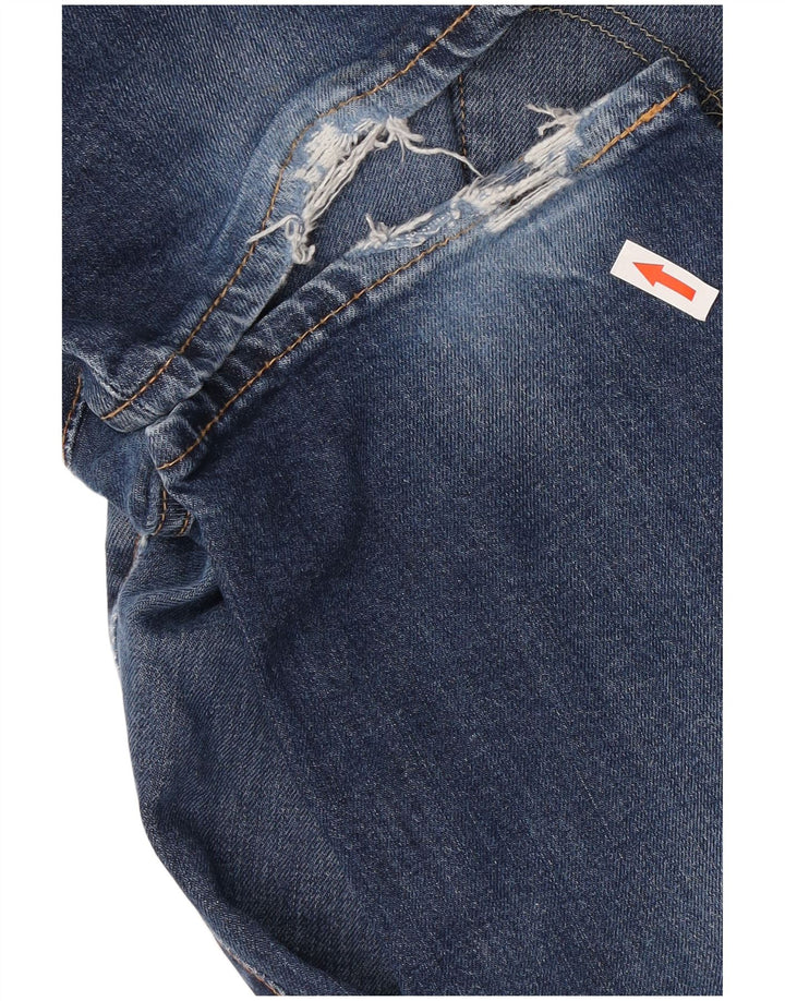 Мужские джинсы Levi's 511 с потертостями W36 L32, синий хлопок