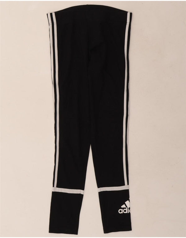 Женские леггинсы с рисунком Adidas UK 12/14, средние, черные