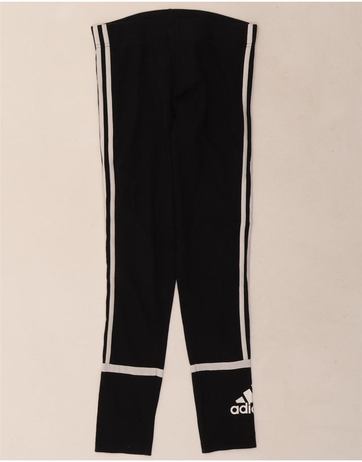 Женские леггинсы с рисунком Adidas UK 12/14, средние, черные