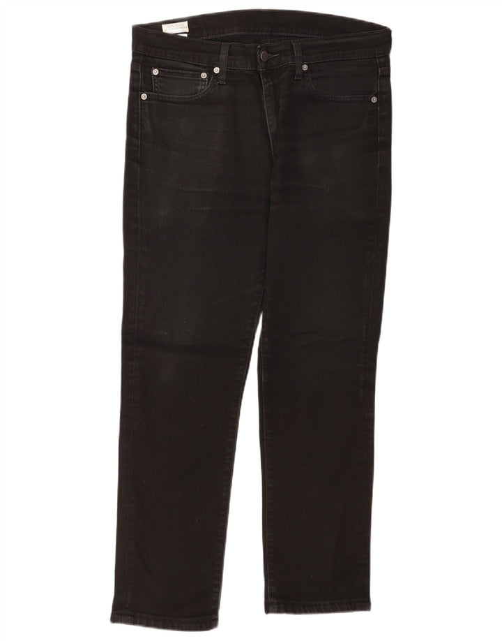 Мужские джинсы Levi's 511 Slim W33 L27, черный хлопок