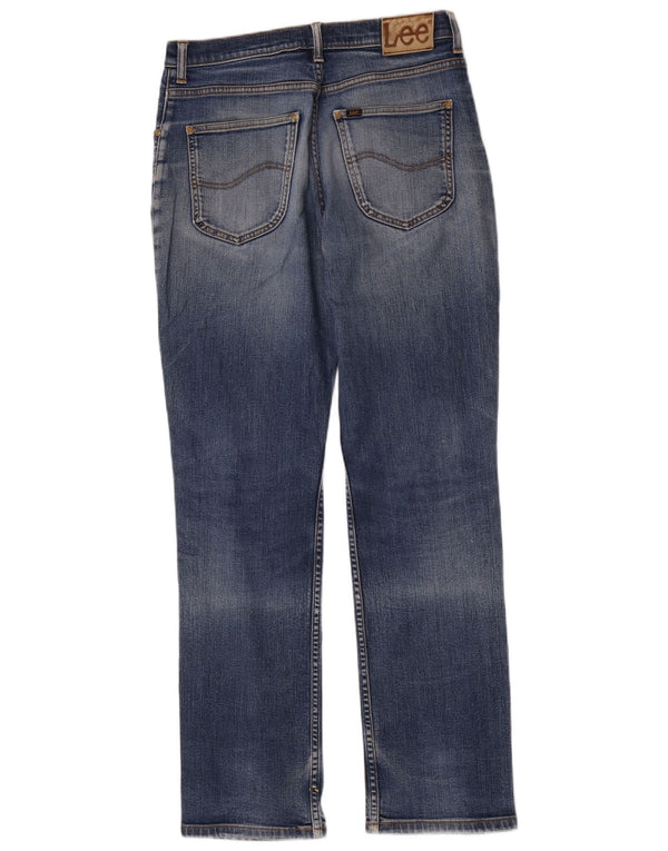 Мужские прямые джинсы Lee Brooklyn W33 L34, синий хлопок