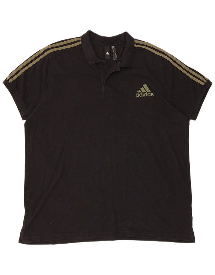 Мужская рубашка поло Adidas 3XL черная