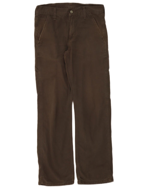 Carhartt Мужские прямые брюки карго W29 L32 хаки, хлопок