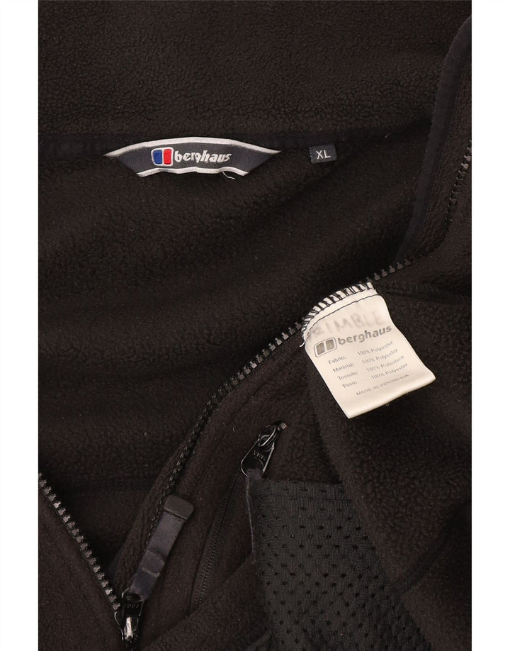 Женская флисовая куртка оверсайз Berghaus UK 18 XL, черный полиэстер