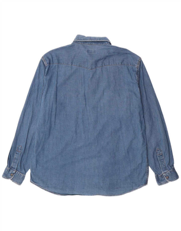 CARRERA Мужская джинсовая рубашка XL, синяя, хлопок