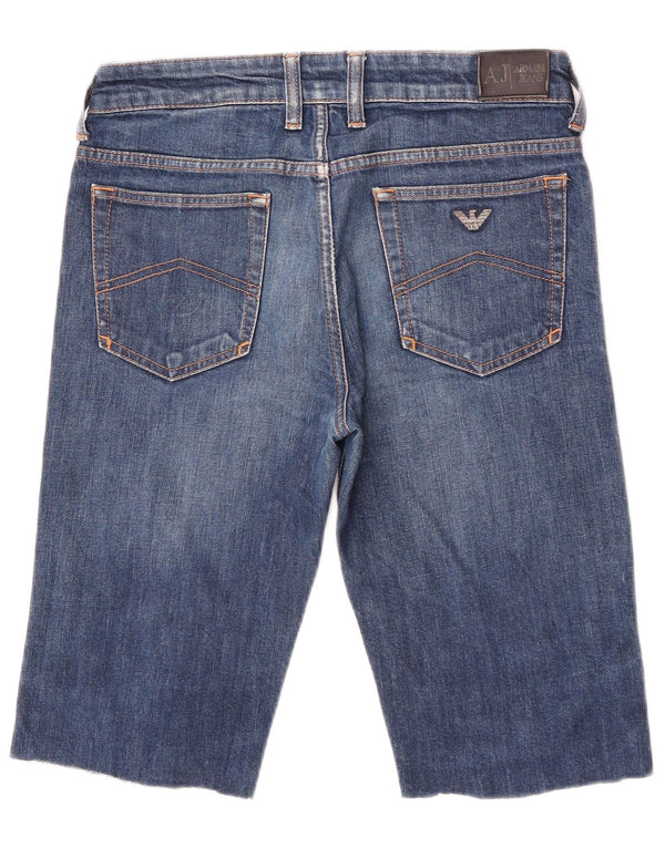 Armani Junior Boys Denim Shorts 15-16 Years W29 Blue Cotton