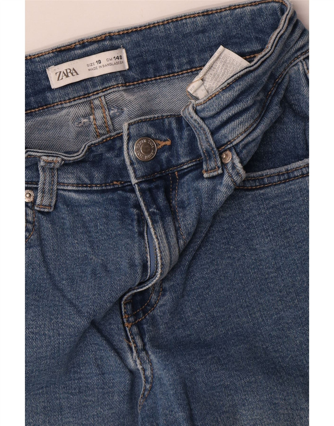 Джинсы-карго для девочек Zara Bootcut 9–10 лет W26 L25, синие