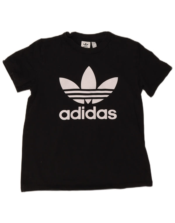 Женская футболка с рисунком Adidas Top UK 12, средний черный