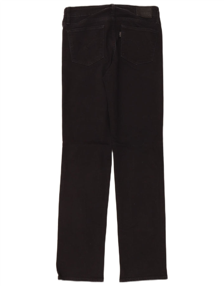 Женские прямые джинсы Levi's 714 W27 L30, черный хлопок