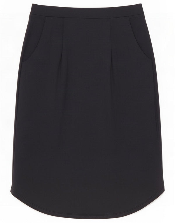 Женская юбка-миди Marks & Spencer UK 12 Medium W30 Темно-синяя вискоза