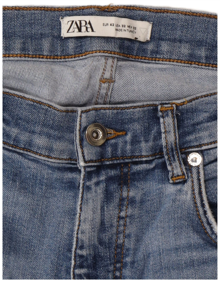 Джинсы мужские узкие Zara EU 42 большие W32 L30 синие