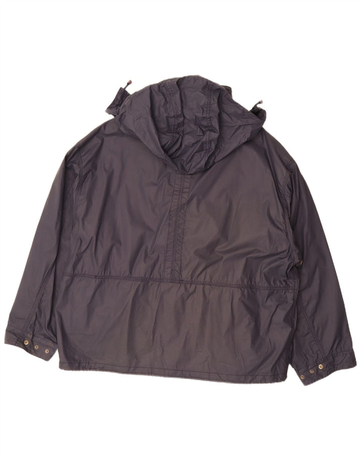 Мужская дождевик с капюшоном VINTAGE UK 42 XL темно-синий