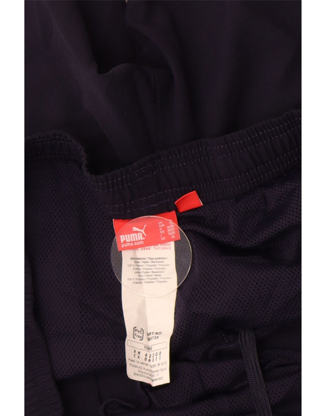 Мужские спортивные шорты Puma с графическим рисунком XL, темно-синие, полиэстер