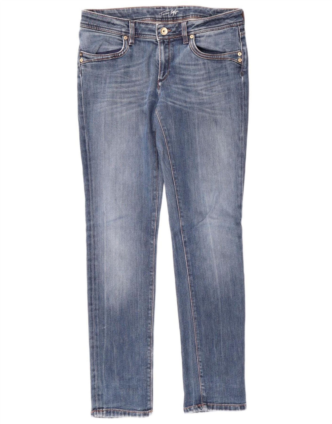 TOMMY HILFIGER Женские узкие джинсы W30 L32 Синие, хлопок