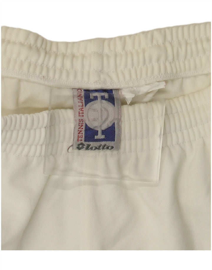 LOTTO Мужские спортивные шорты среднего размера Off White