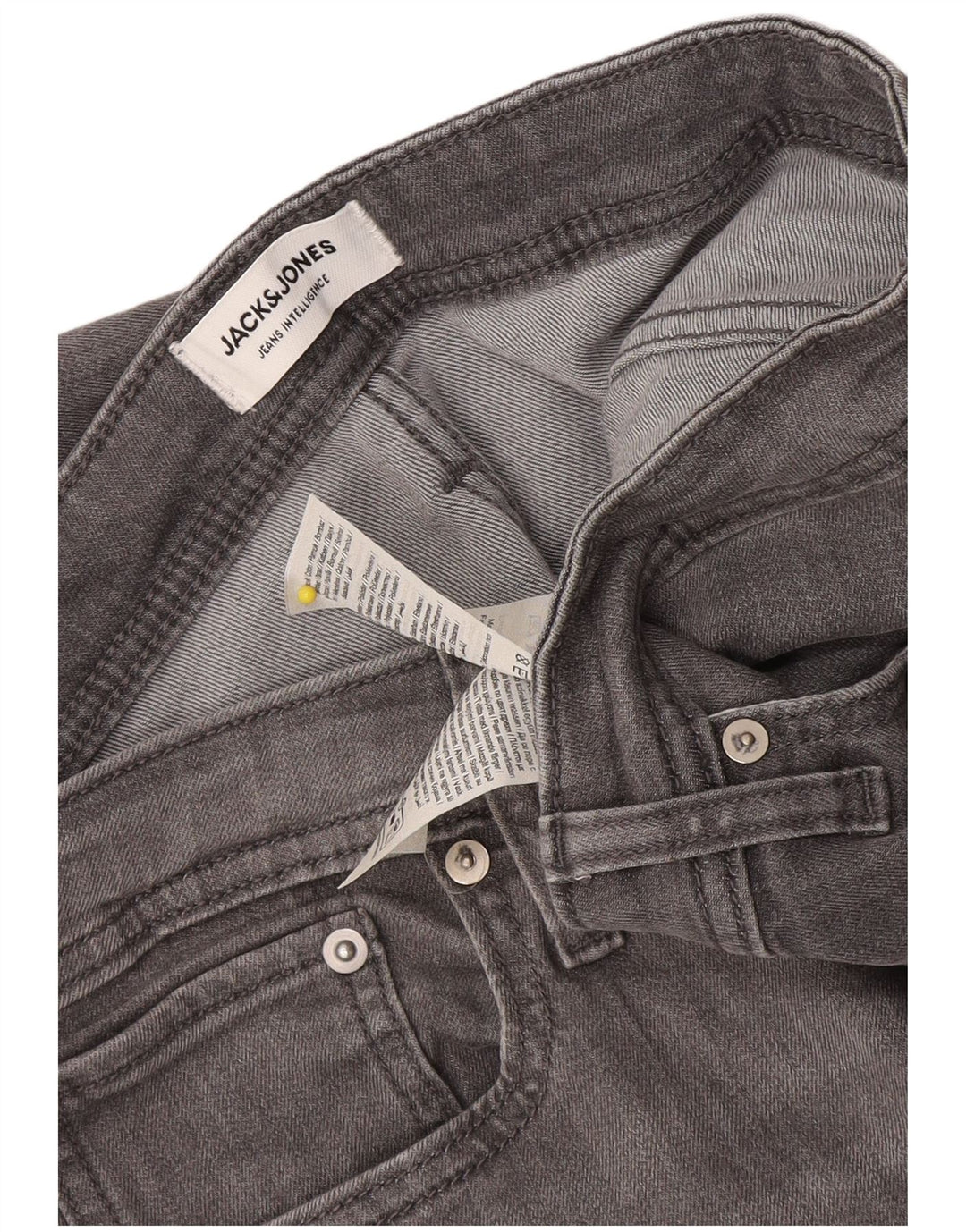 Мужские узкие джинсы Jack & Jones GLENN W34 L33, серый хлопок