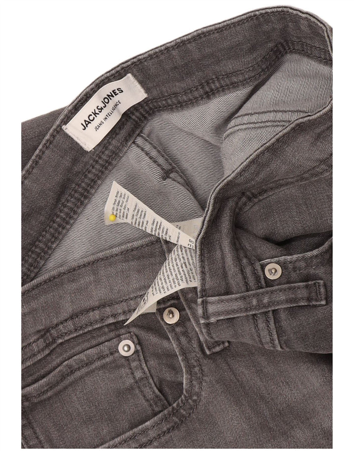 Мужские узкие джинсы Jack & Jones GLENN W34 L33, серый хлопок