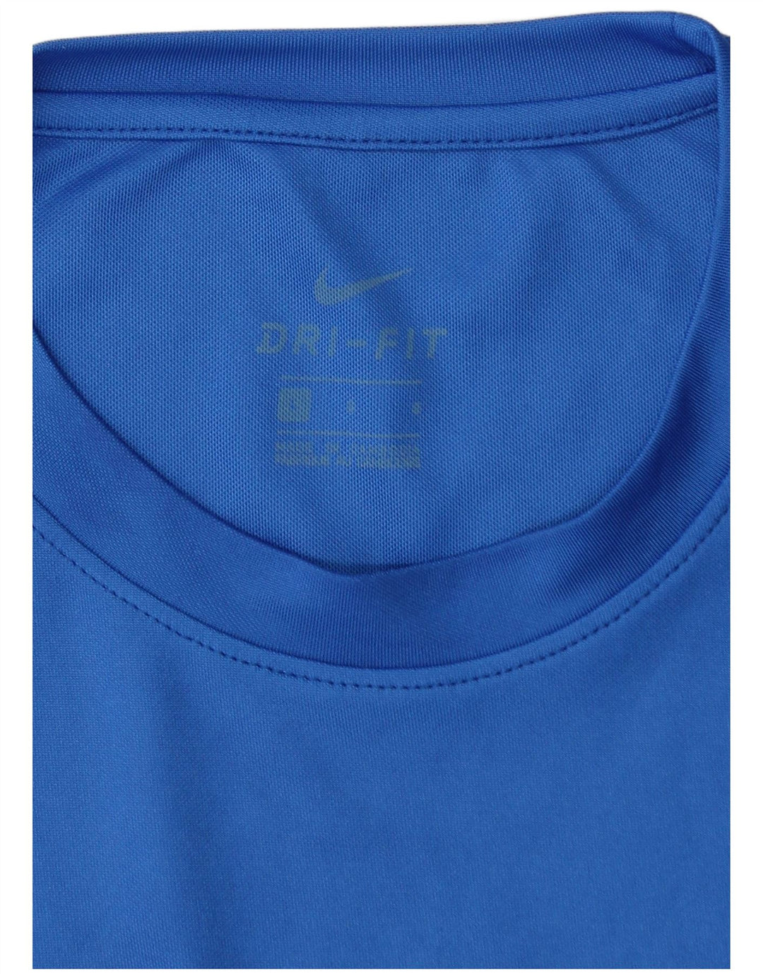 NIKE Mens Dri Fit T-Shirt Top Large Blue Polyester