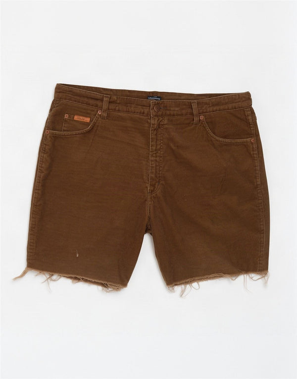 Мужские вельветовые шорты Wrangler W40 XL цвета хаки, хлопок