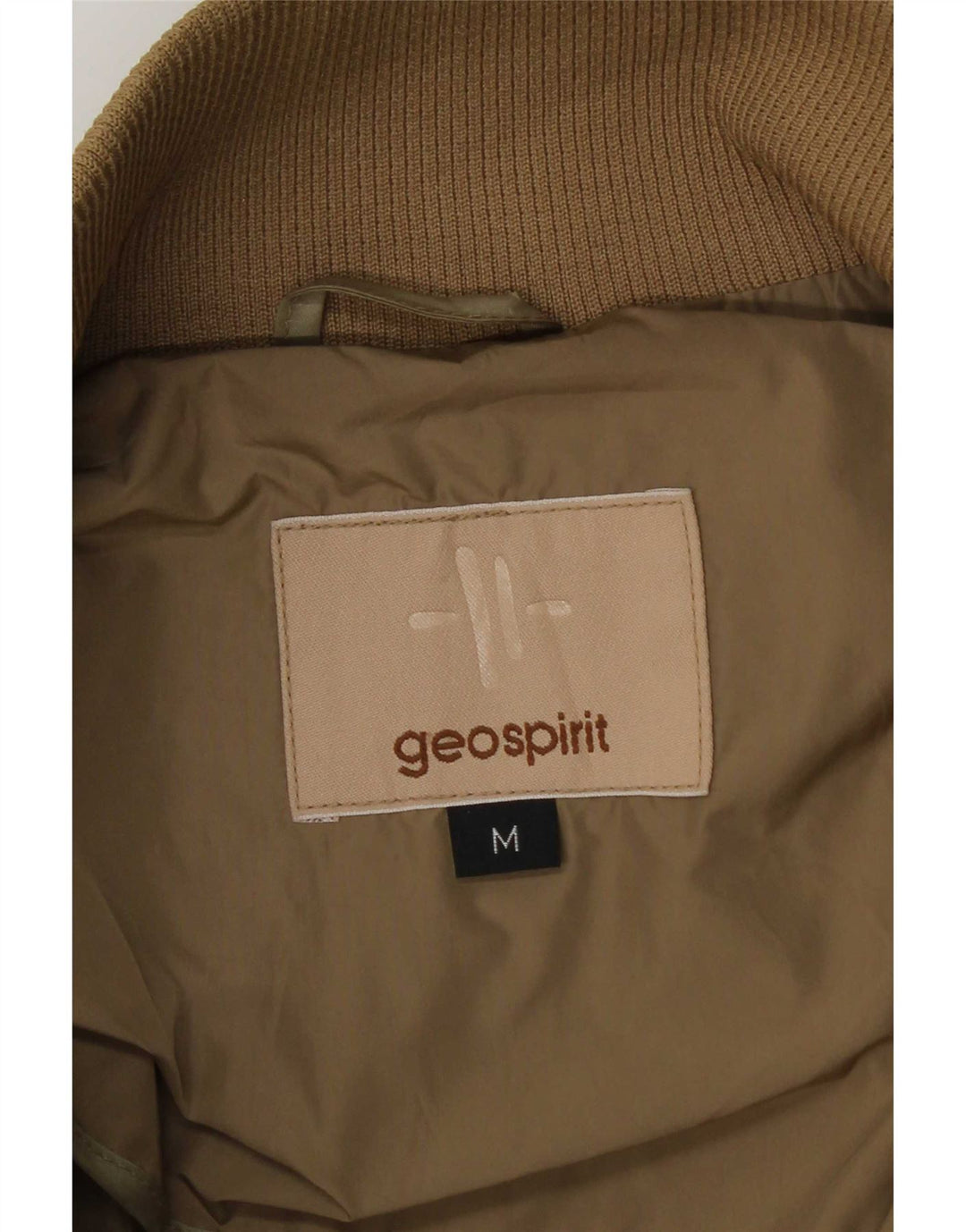 Мужская куртка-бомбер Geo Spirit UK 38 Средний Бежевый