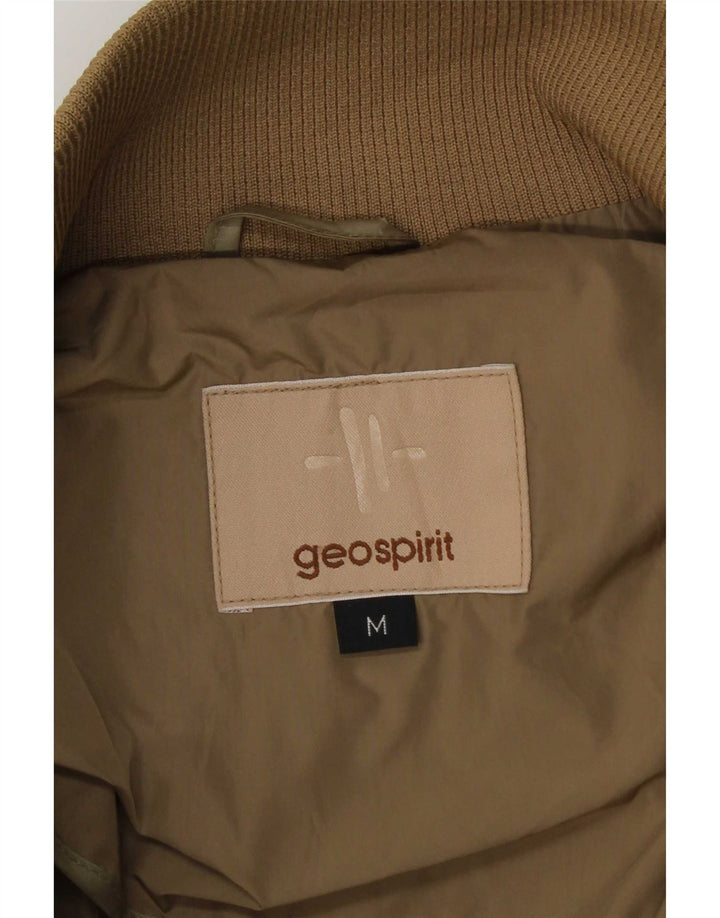 Мужская куртка-бомбер Geo Spirit UK 38 Средний Бежевый
