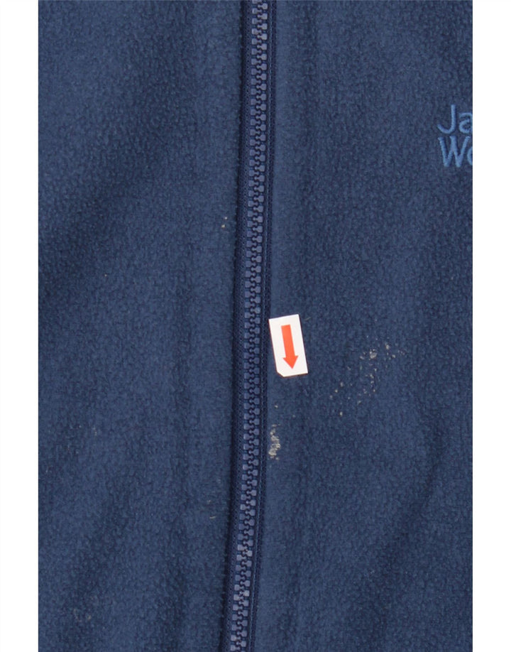Мужская флисовая куртка Jack Wolfskin UK 42, большая темно-синяя, полиэстер