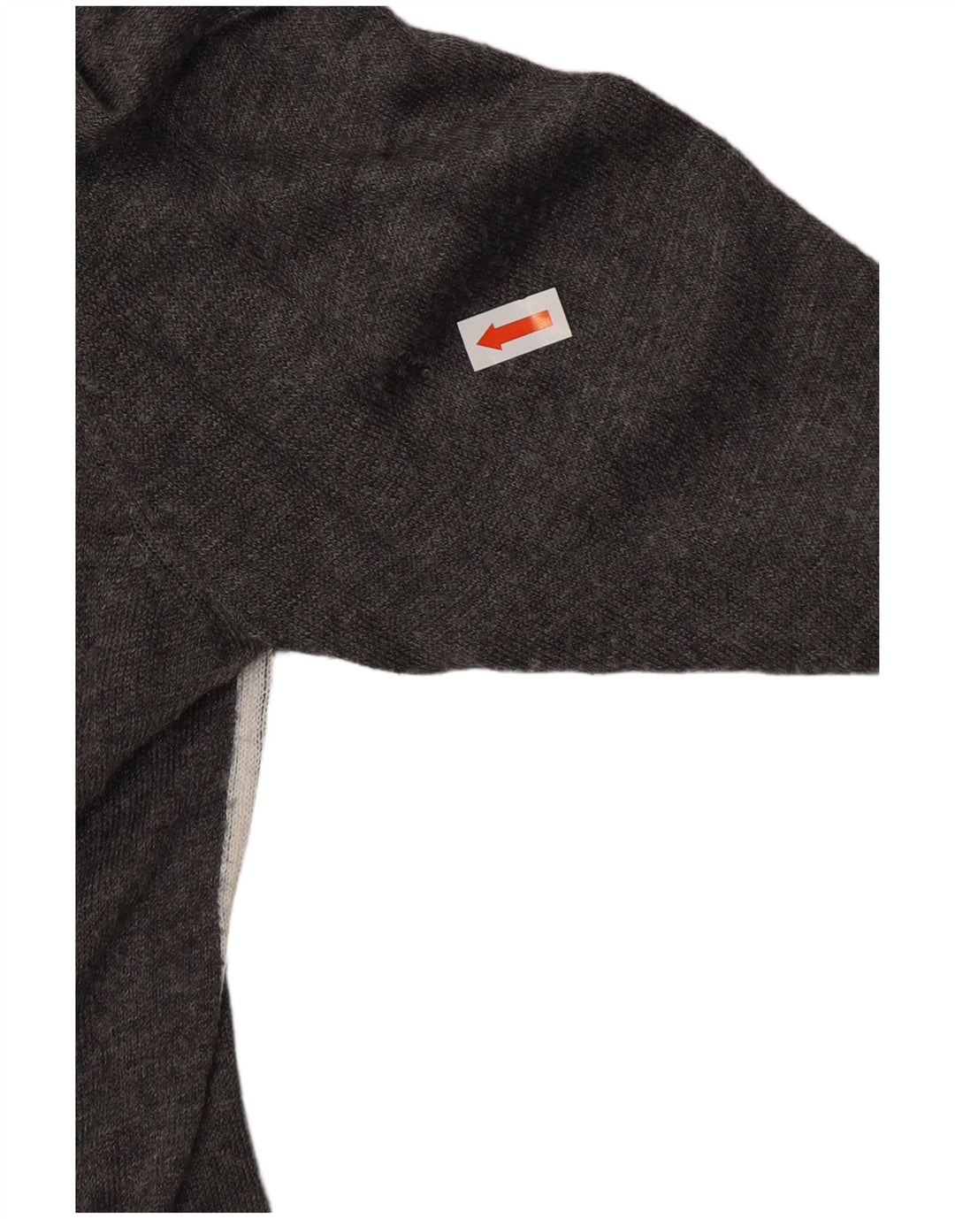 Женский джемпер с высоким воротником ZARA UK 12, средний серый вискоза