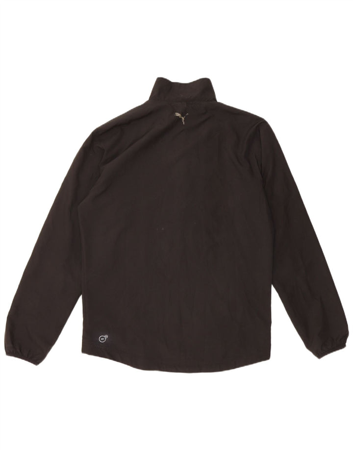 Мужской спортивный костюм с графическим рисунком PUMA, маленькая черная полиэстеровая куртка