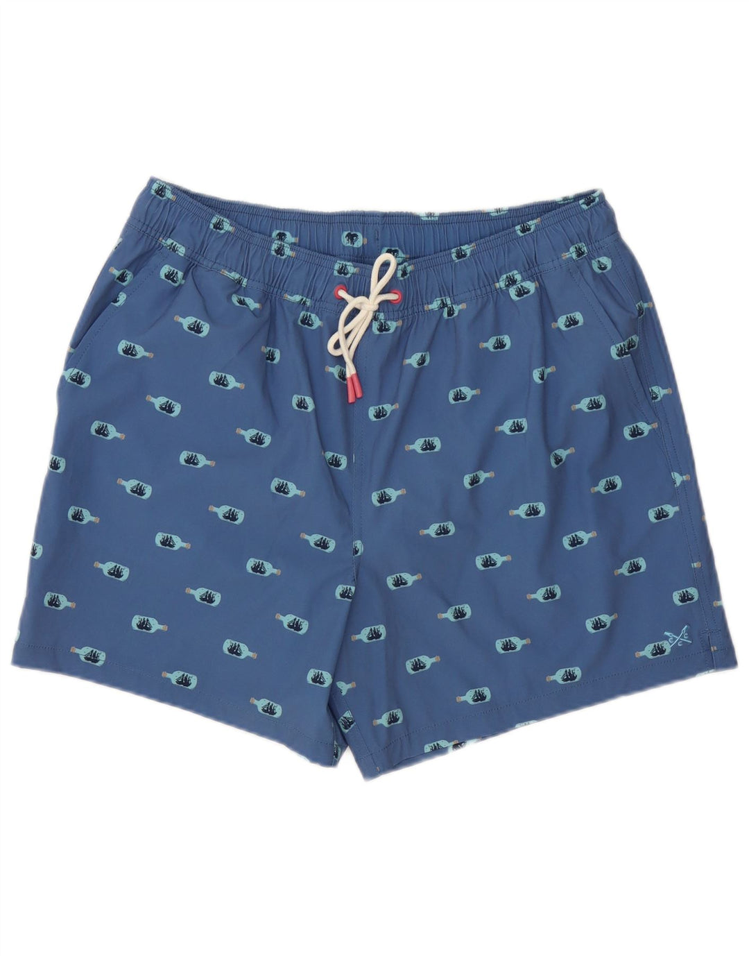 Crew Clothing Мужские шорты для плавания с рисунком XL, синие, полиэстер