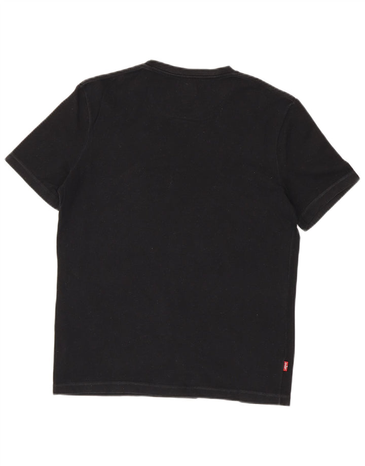 Женская футболка LEVI'S Top UK 12, средний черный хлопок