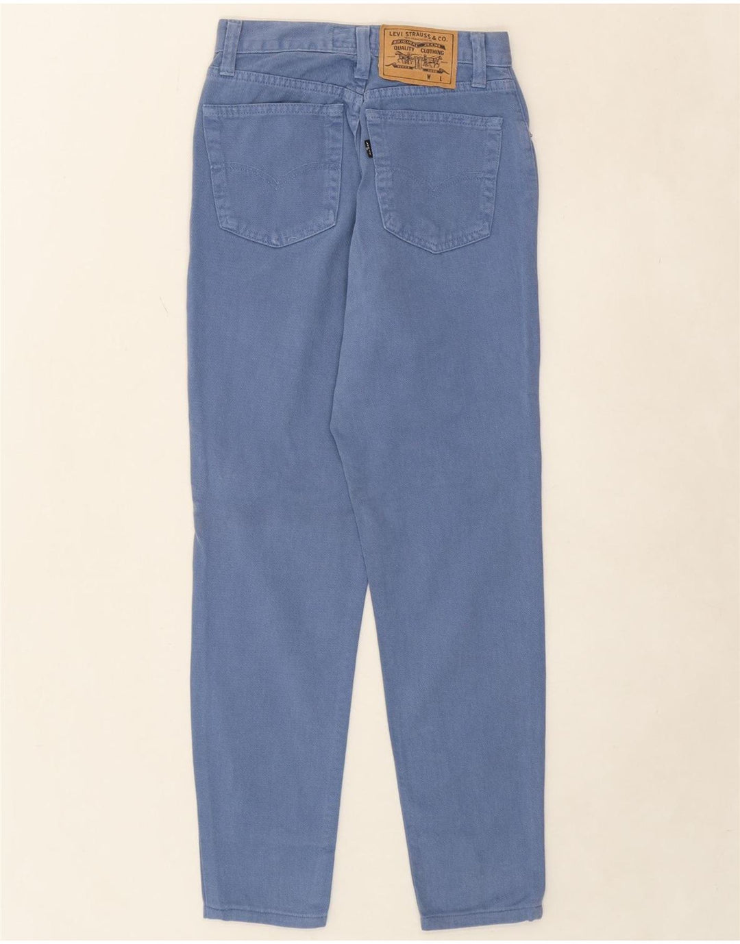 LEVI'S Womens Crop Tapered Jeans W27 L26 Blue Cotton Vintage Levi's and Second-Hand Levi's from Messina Hembry 